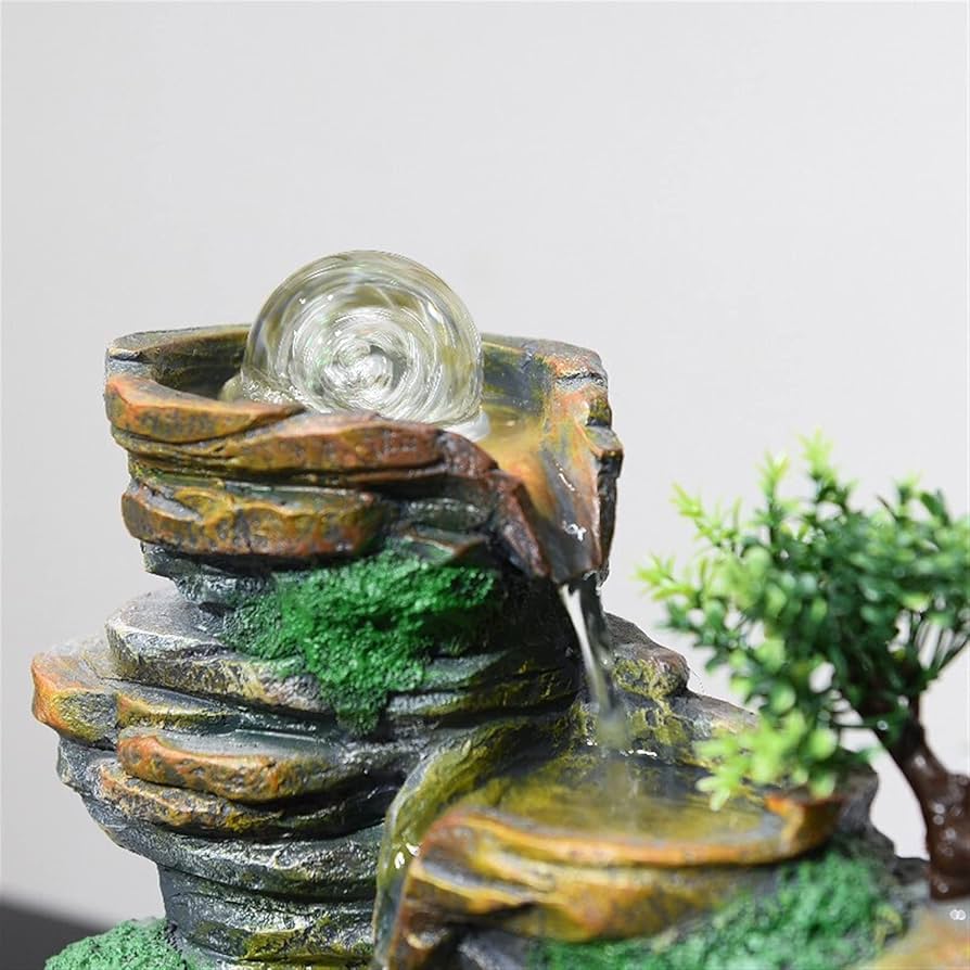 フェイクスレート　石の滝　卓上噴水 Amazon.co.jp: Universal Lighting and D?cor フェイクスレート