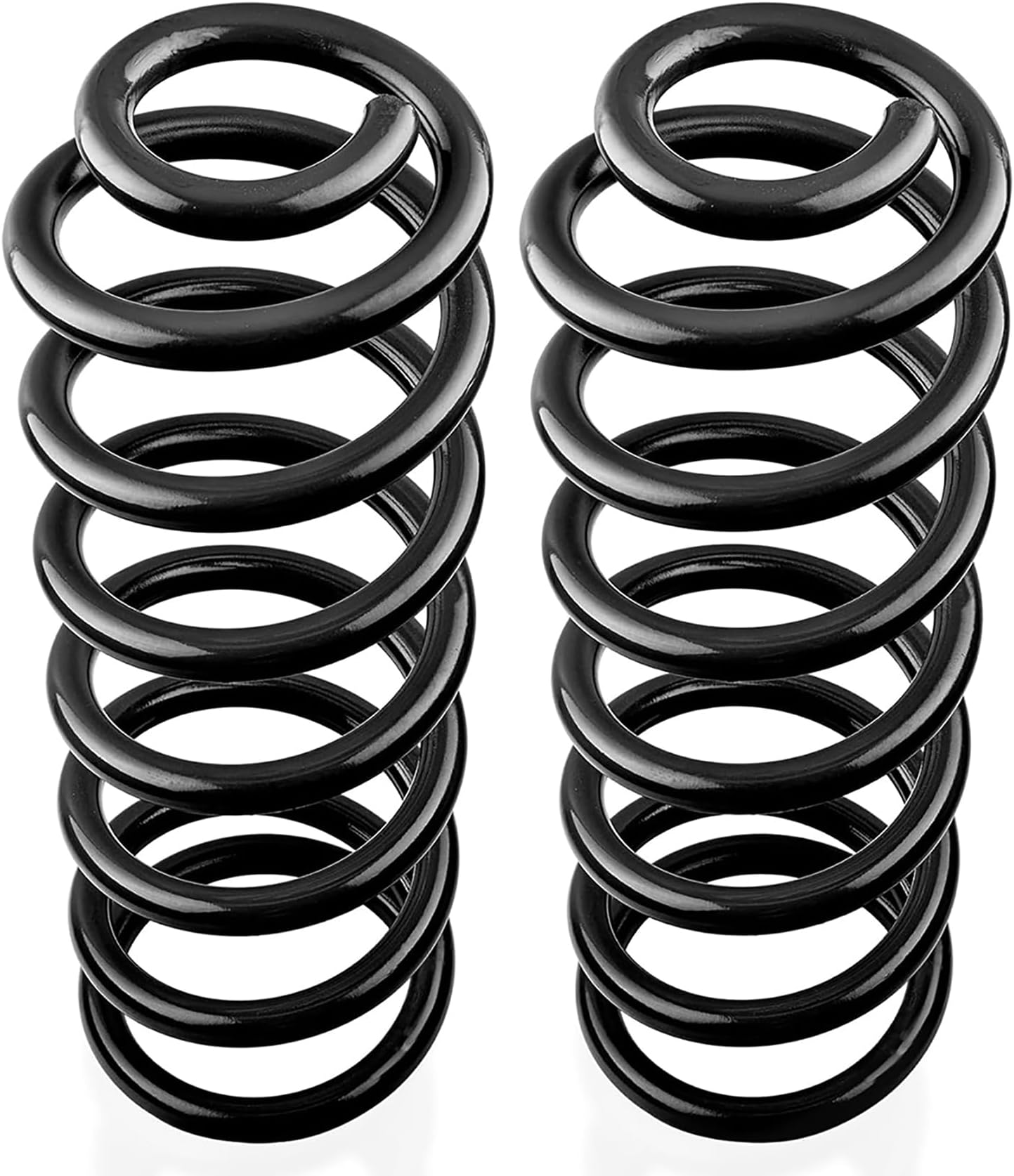 2PCS Rear Heavy Duty Coil Spring for 2009-2018 Ram 1500 2WD 4WD with Extra 50% Load Capacity (Black)