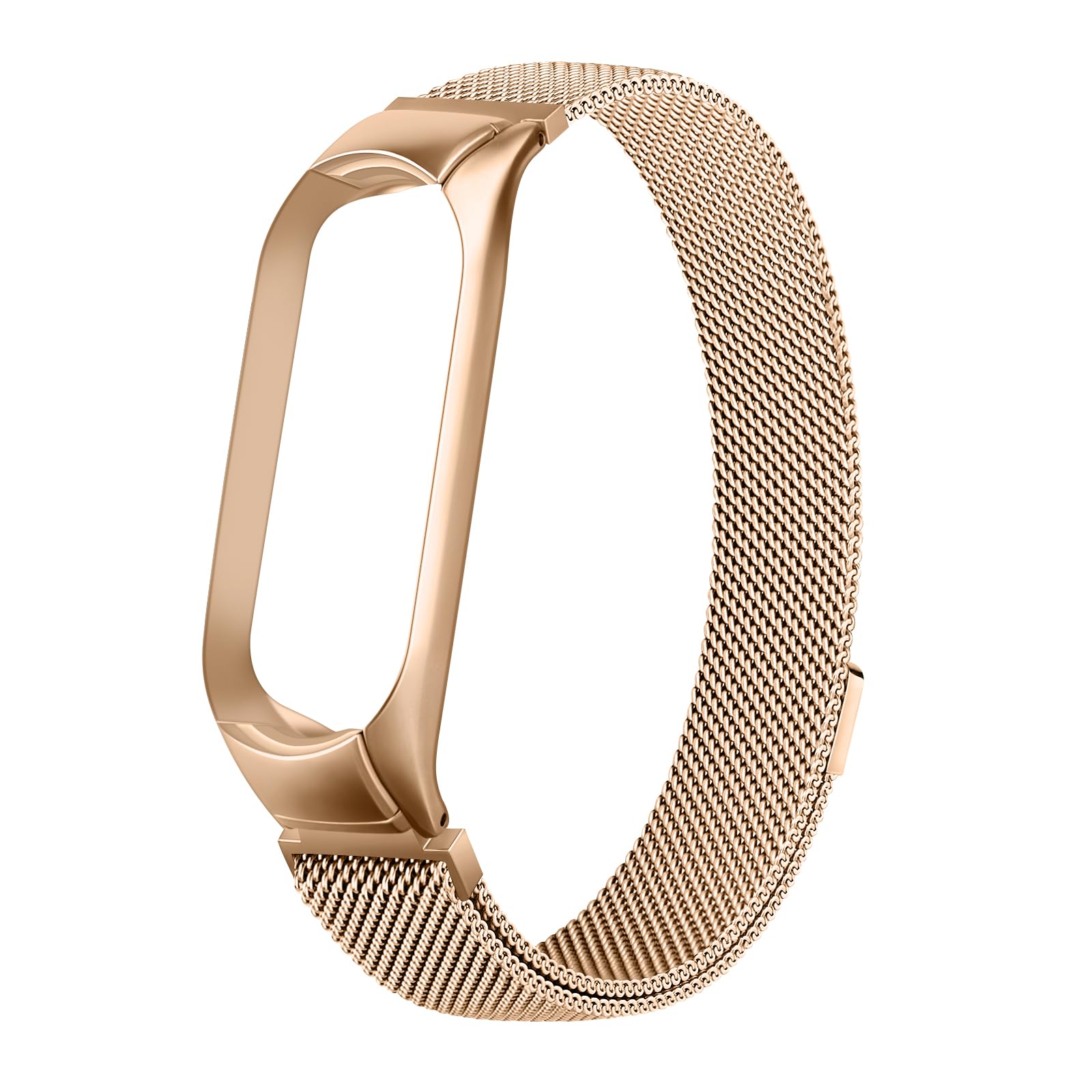Tobfit Magnetic Strap Compatible for Xiaomi Band 5/6 (Watch Not Included), Stainless Steel Chain Strap with Magnetic Buckle, Sport Replacement Watchstrap for Women Men (Rose Gold) (B0CGQQ5MXC) Amazon Price History, Amazon Price Tracker