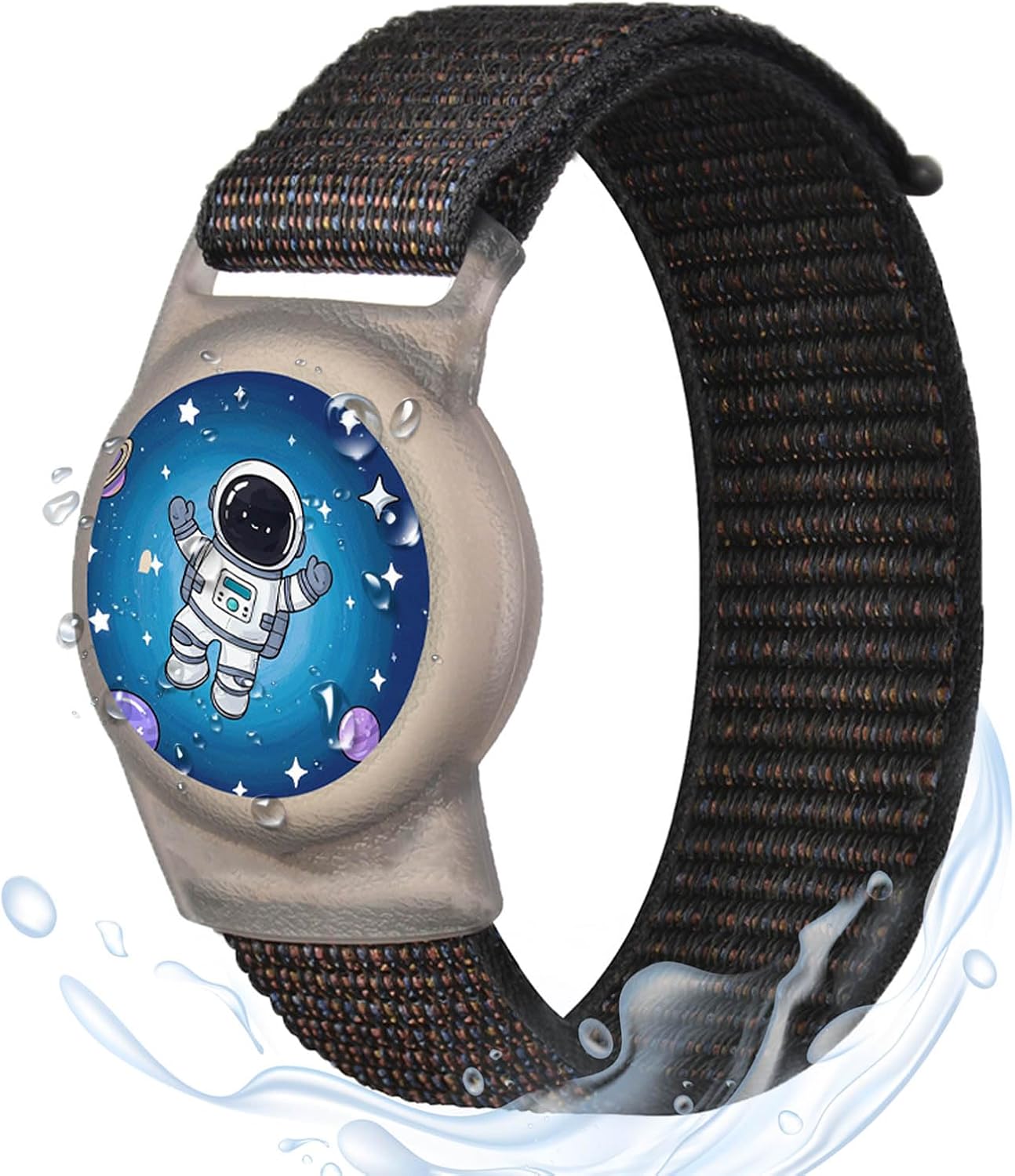 AirTag Armband Für Kinder - Wasserdichtes Silikon Armband Mit Astronauten Design