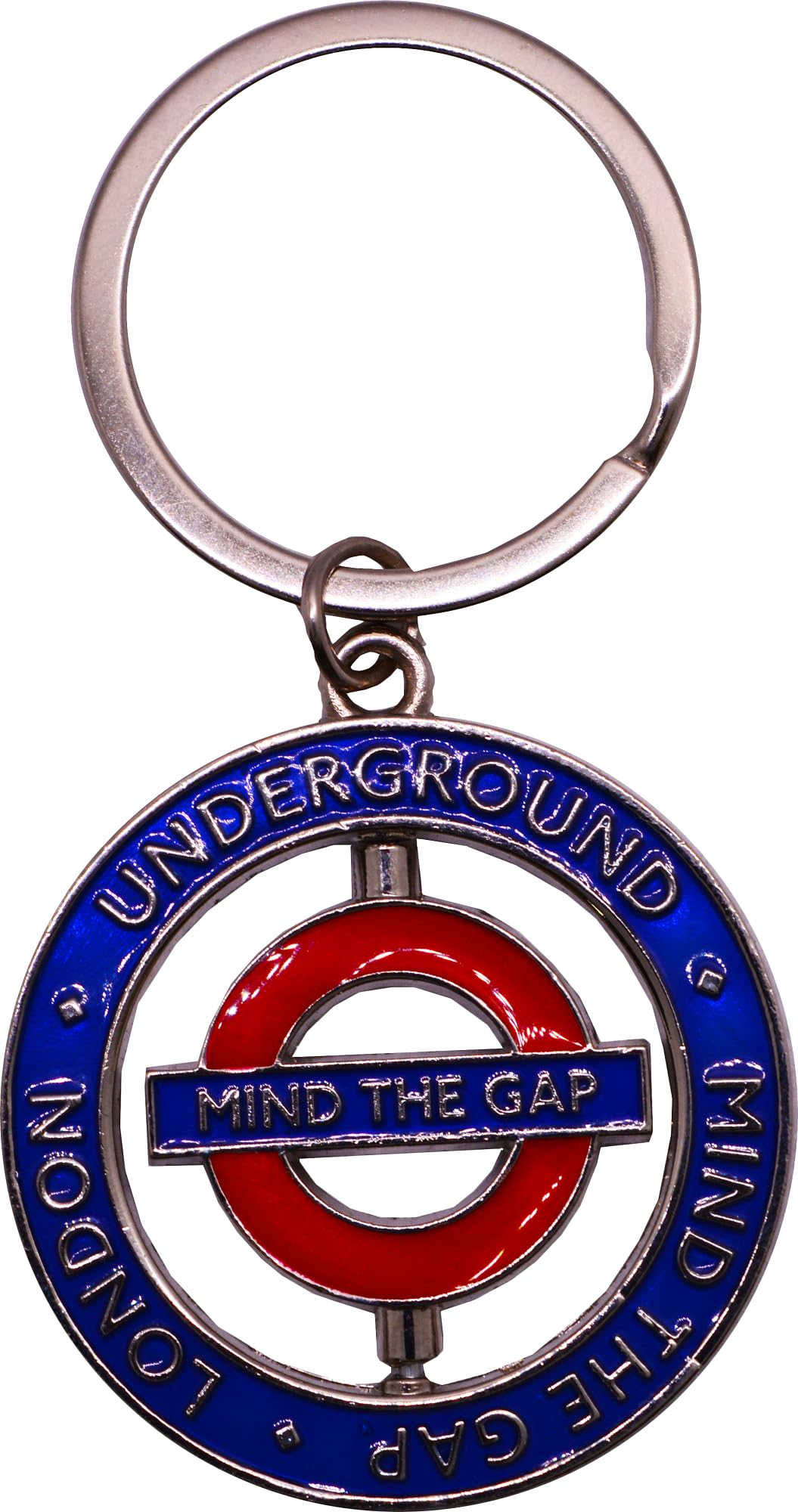 Gwcc Unisex Mind The Gap Licensed London Underground Coin Keyring 4 Styles Train, Hang On Handbag, Backpack (Mind The Gap)