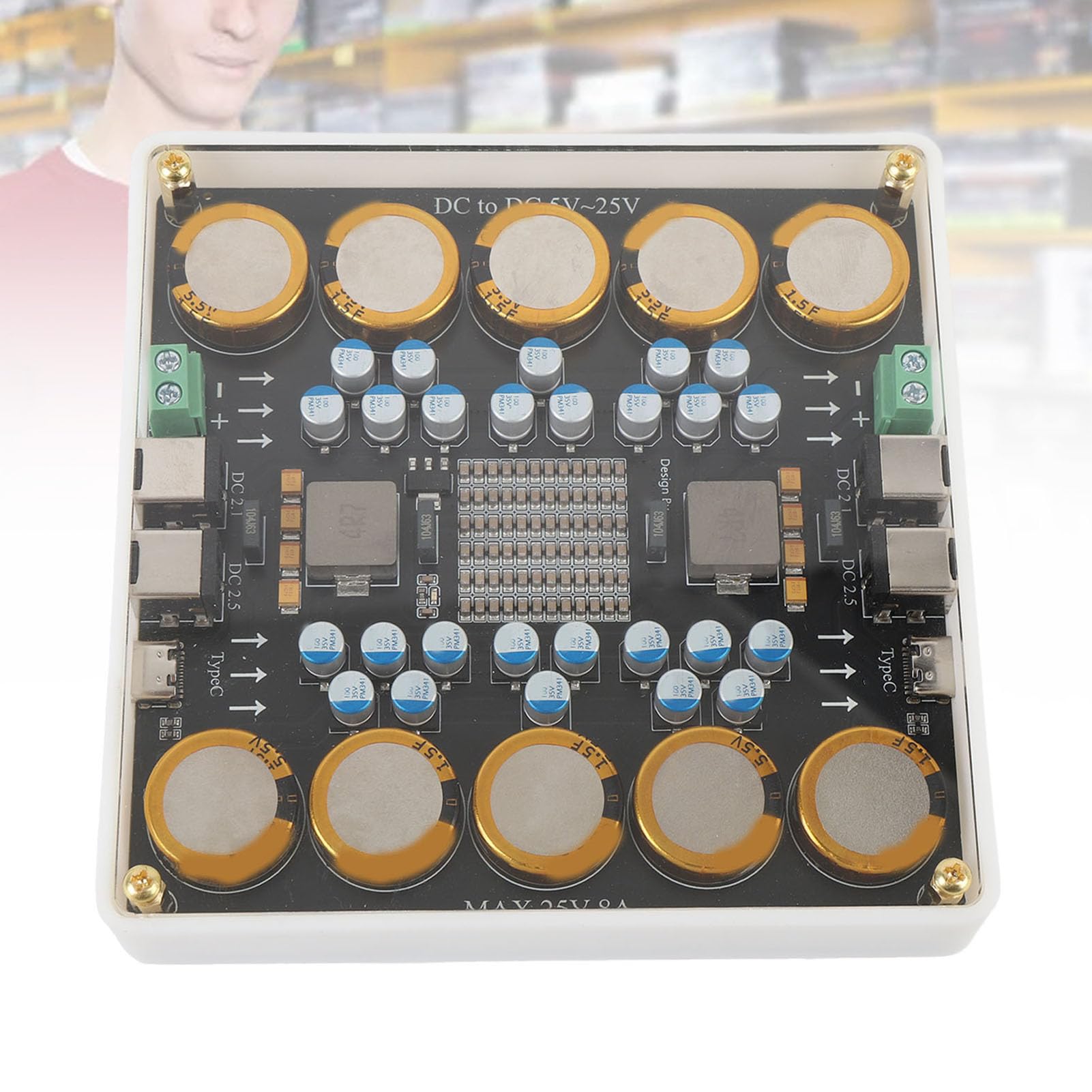 Generic 5V-25V 8A Procesor Elektryczny, Skuteczny Liniowy Procesor Zasilania dla Wzmacniacza DAC
