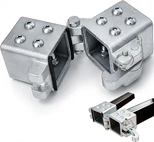 Folding Trailer Tongue Kit, 3 x 3 in, 5,000 LBS Load Capacity, Bolt-On Heavy Duty Hinge for RV, Utility, Boat & Cargo Trailers