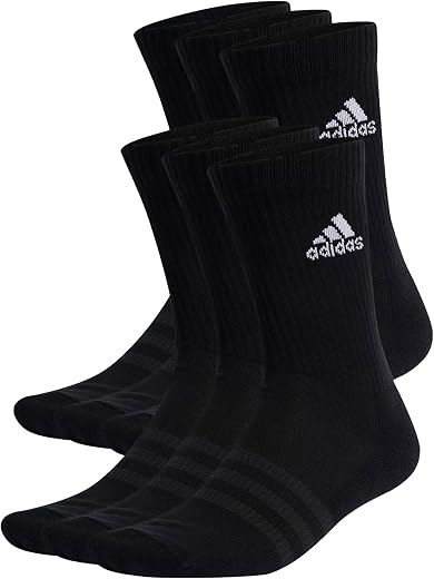 adidas Unisex Cushioned Sportswear Crew Socks 6 Pairs Crew Socken (1er Pack)