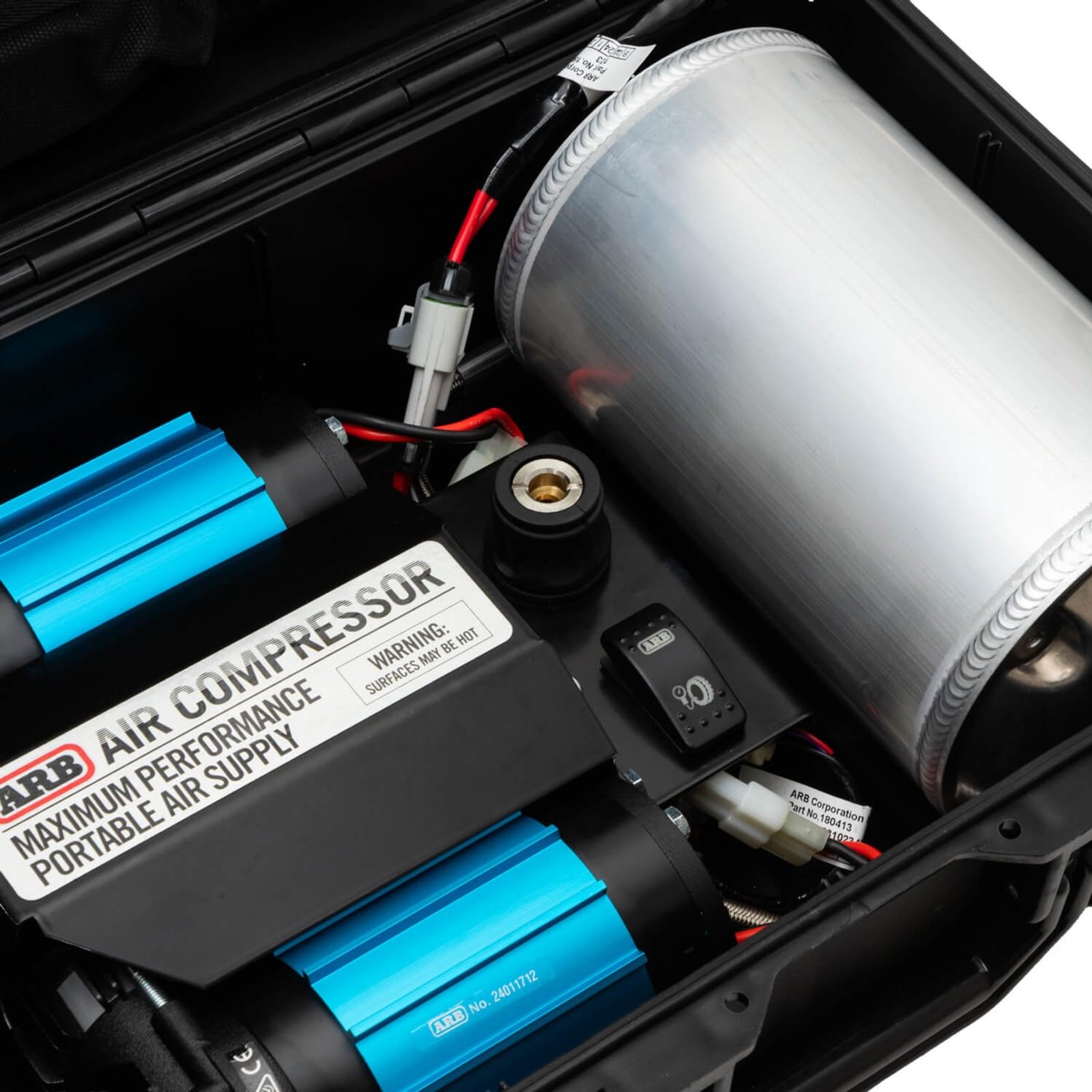 ARB ツインコンプレッサー 12V エアツール エアーコンプレッサー CKMTA12 「10」 12V 高性能ポータブルエアコンプレッサー (CKMP12) Lumintrail キー