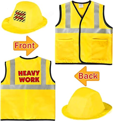 Miniatura 2 de Kids Costume Role Play Kit Set Halloween Cosplay Costumes Dress Up Gift Educational Toy Kids Halloween Boys Gifts Rojo, Amarillo