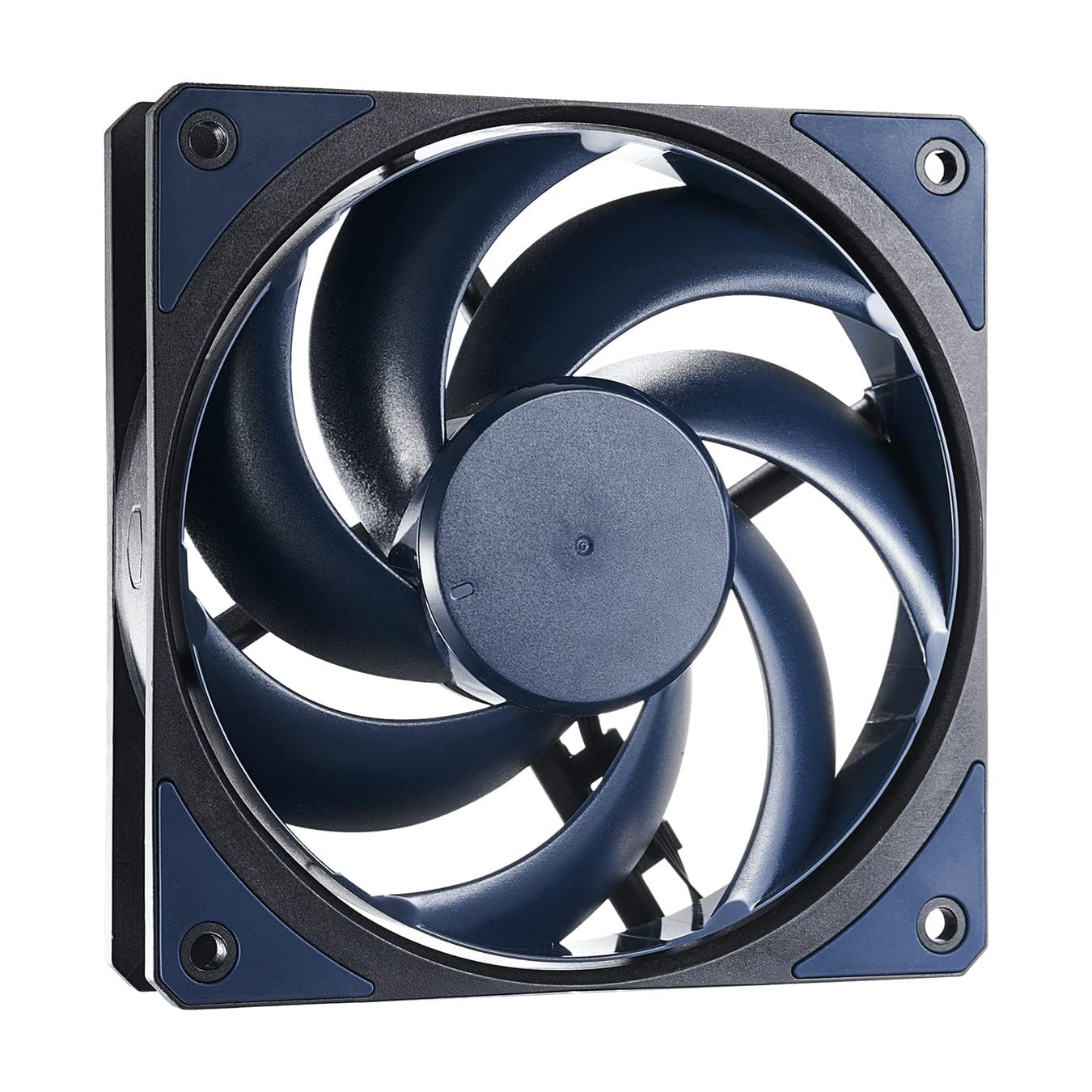 Cooler Master Mobius 120 Ventilador de Caja - Ring Blade Design (PWM), Rodamiento Dinámico de Bucle Ultraduradero (Máx. 63,1CFM, 2,69 mmH2O, 22,6 dBA), Marco Biselado Enfocado al Flujo de Aire - Negro