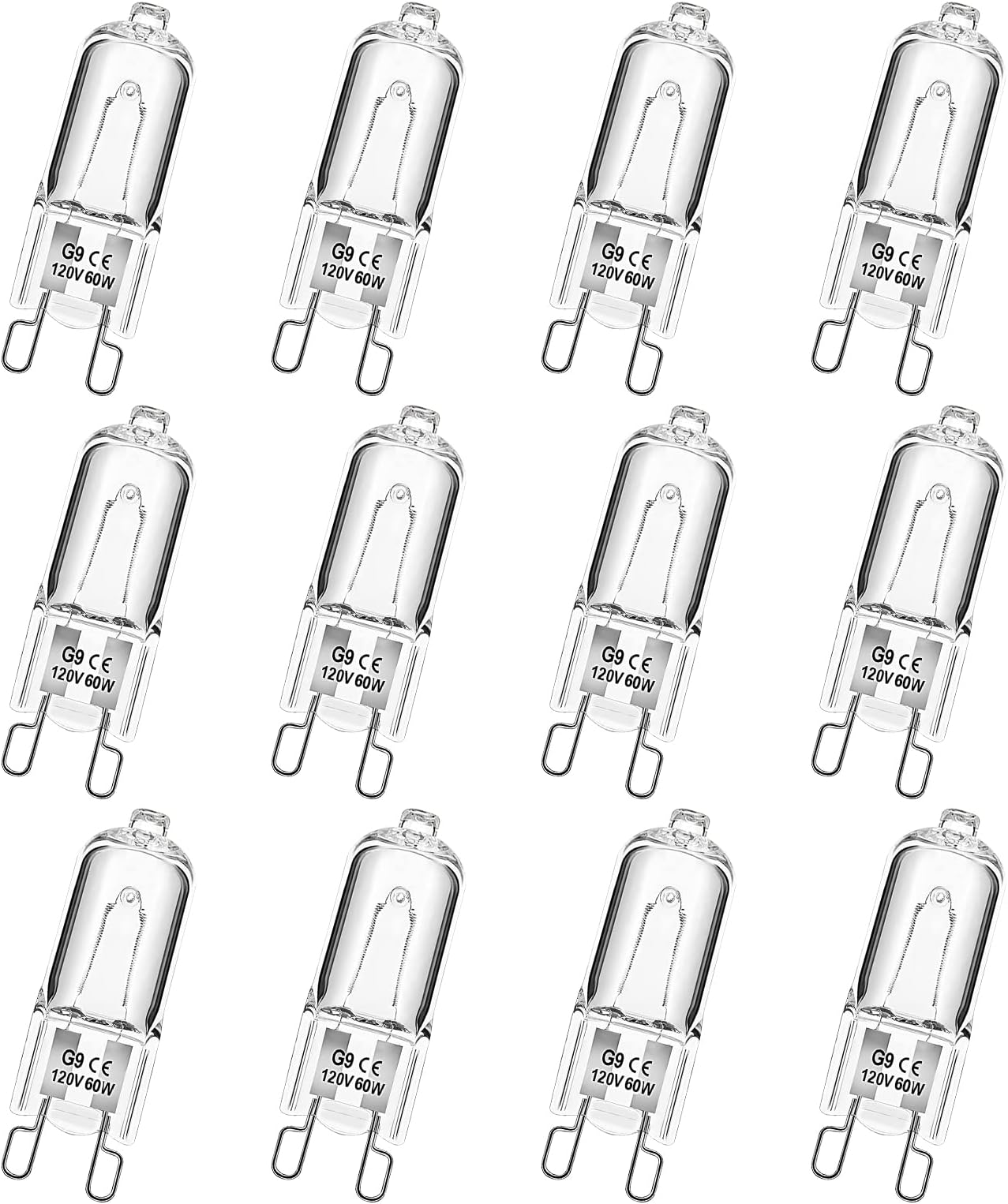 G9 Frosted Halogen Bulbs 60W G9 Frosted Halogen Bulb 60 Watt G9 JCD