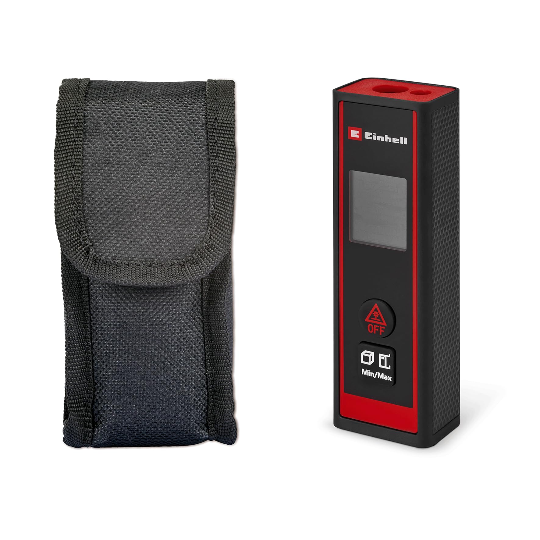 Einhell lazer ölçüm aleti TC-LD 40 R (maks. 40 m ölçüm aralığı, ölçüm modları: mesafe, alan, hacim, sürekli ölçüm, LCD ekran, otomatik kapanma, çanta, piller dahil değildir)