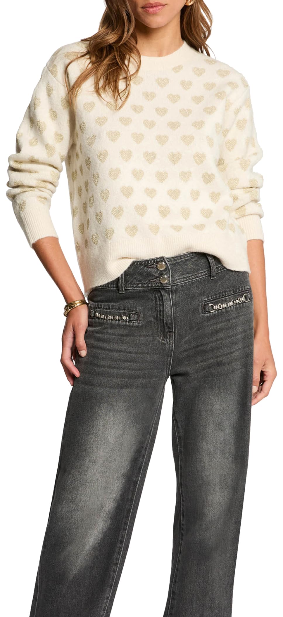 Morgan Damen 252-mcoeur Pullover