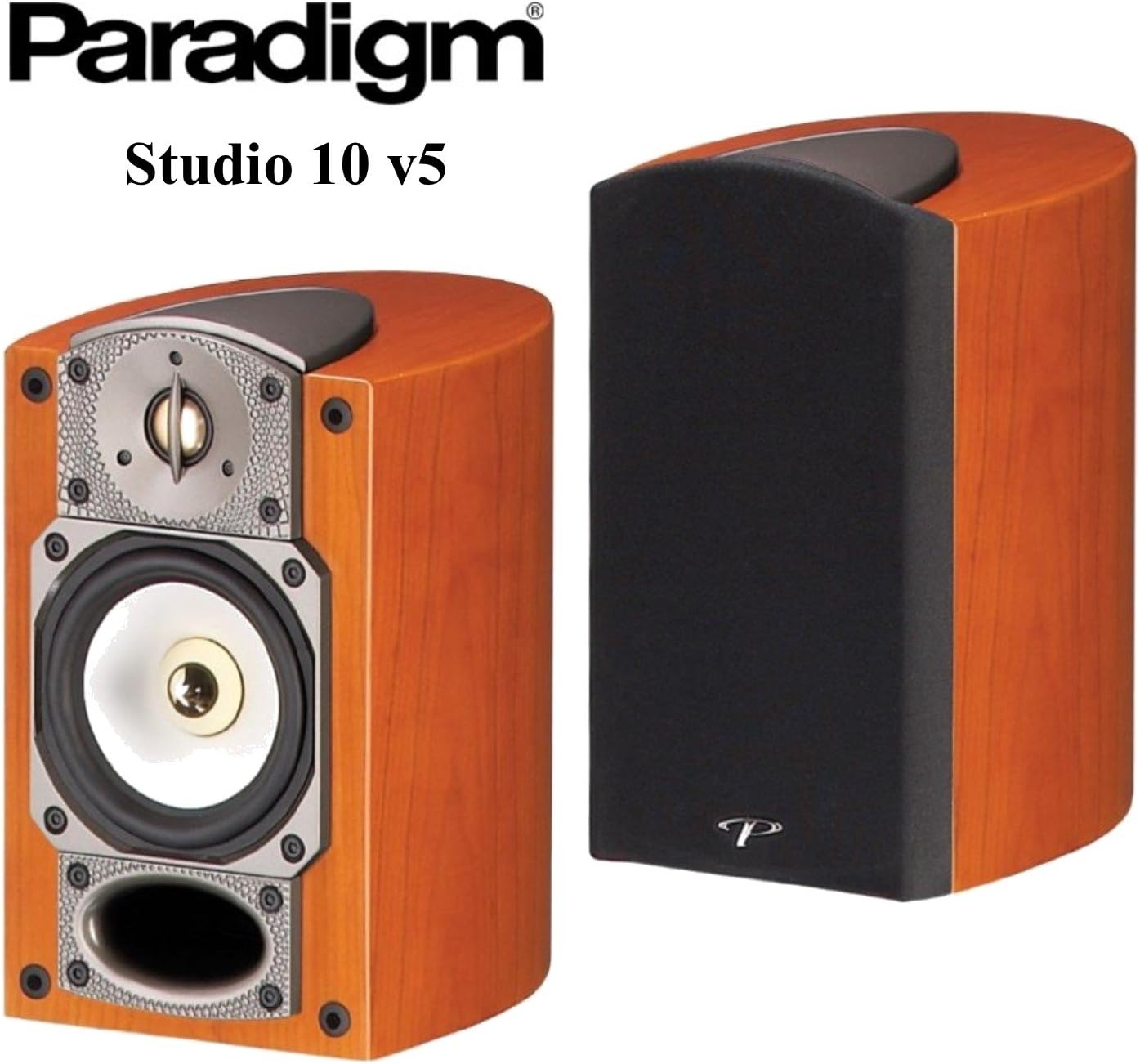 Paradigm Studio 10 v5 Bookshelf Speakers (Pair, Cherry)
