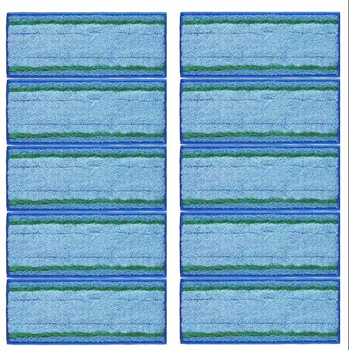 AlrensAlrens 10 Pack Upgraded M6 Wet Mopping Pads Compatible with iRobot Braava Jet M6 Ultimate Robot Mop 6012, 6110, 6112, 6113, Washable and Reusable Robot Wet Mopping Pad Replacement Parts