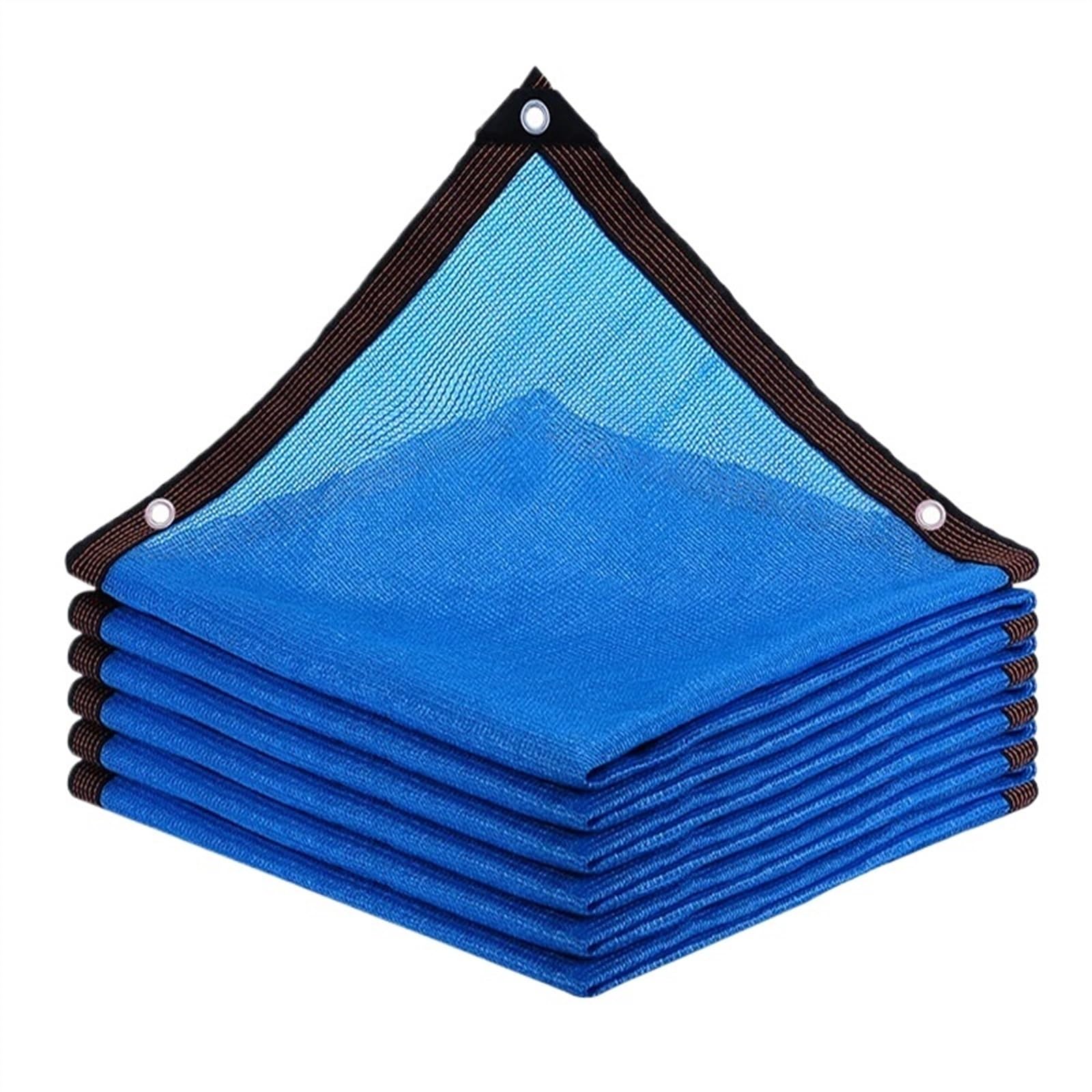 FGJsfhrDTU Shade Cloth Greenhouse Shading, 6 12Pin Sunshade Net Garden Succulent Plant Shading Outdoor Swimming Pool Cover(Blue 12 Pin,3x6m)