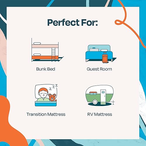 Miniatura 27 de Linenspa - Colchón híbrido de 8 pulgadas de espuma viscoelástica y resortes internos, de sensación de media a firme, tamaño matrimonial, color blanco