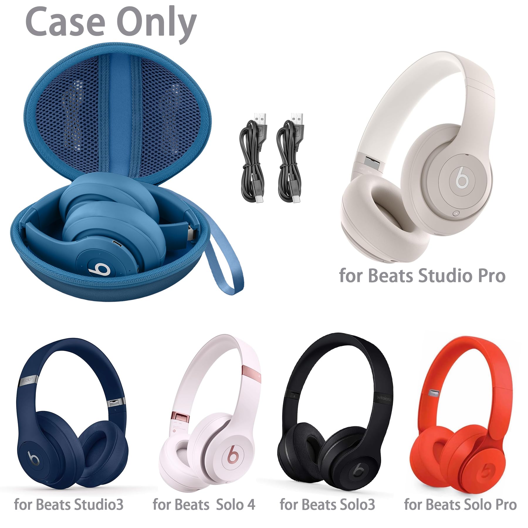 Amazon.com: for Beats Studio Pro/Studio3/Solo4/Solo3 Headphones