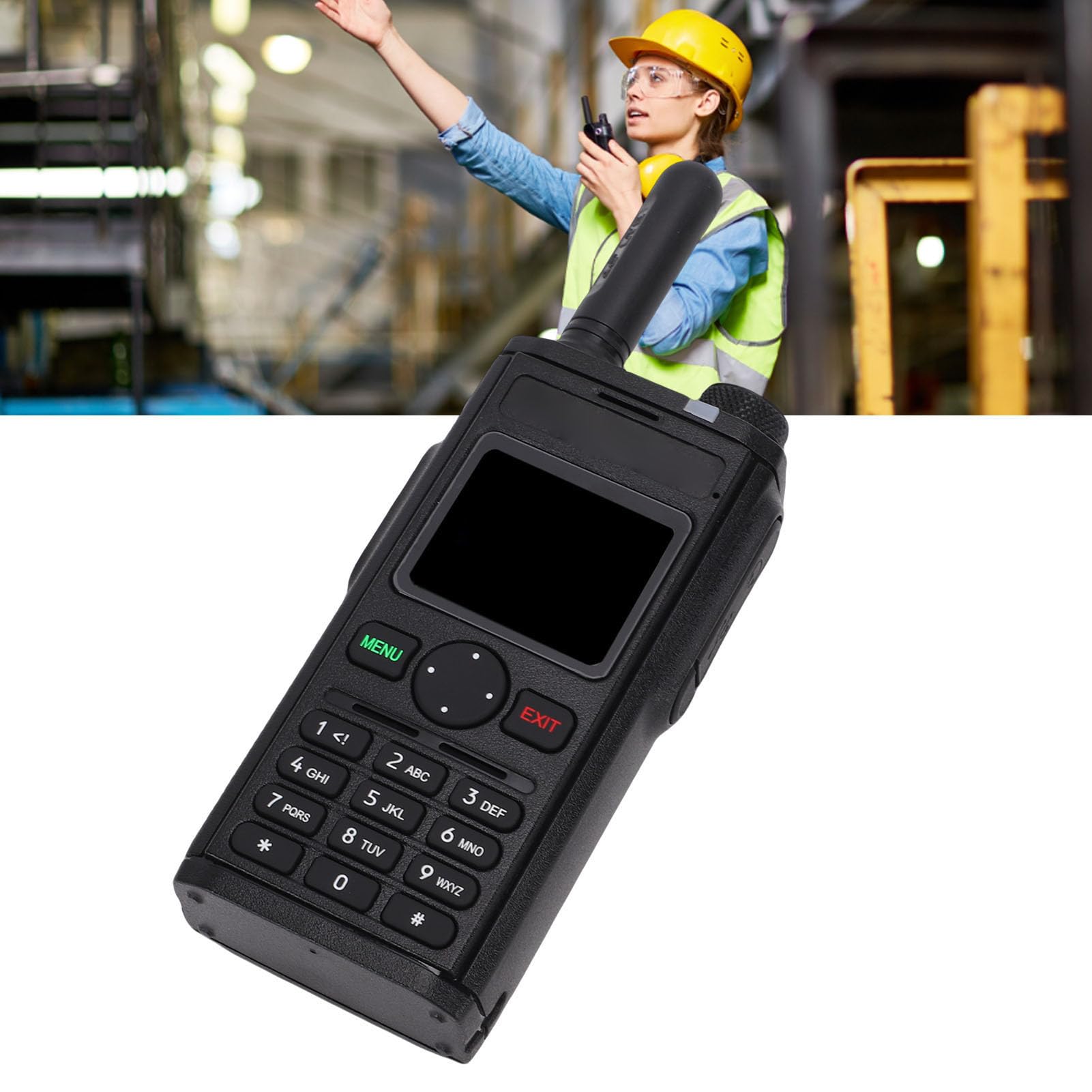 Annadue Walkie Talkie Professionali per Adulti, Radio Bidirezionali Ricaricabili a Lungo Raggio, Supporto Scheda SIM 4G, con Caricabatterie per Escursioni, Viaggi e attività All'a