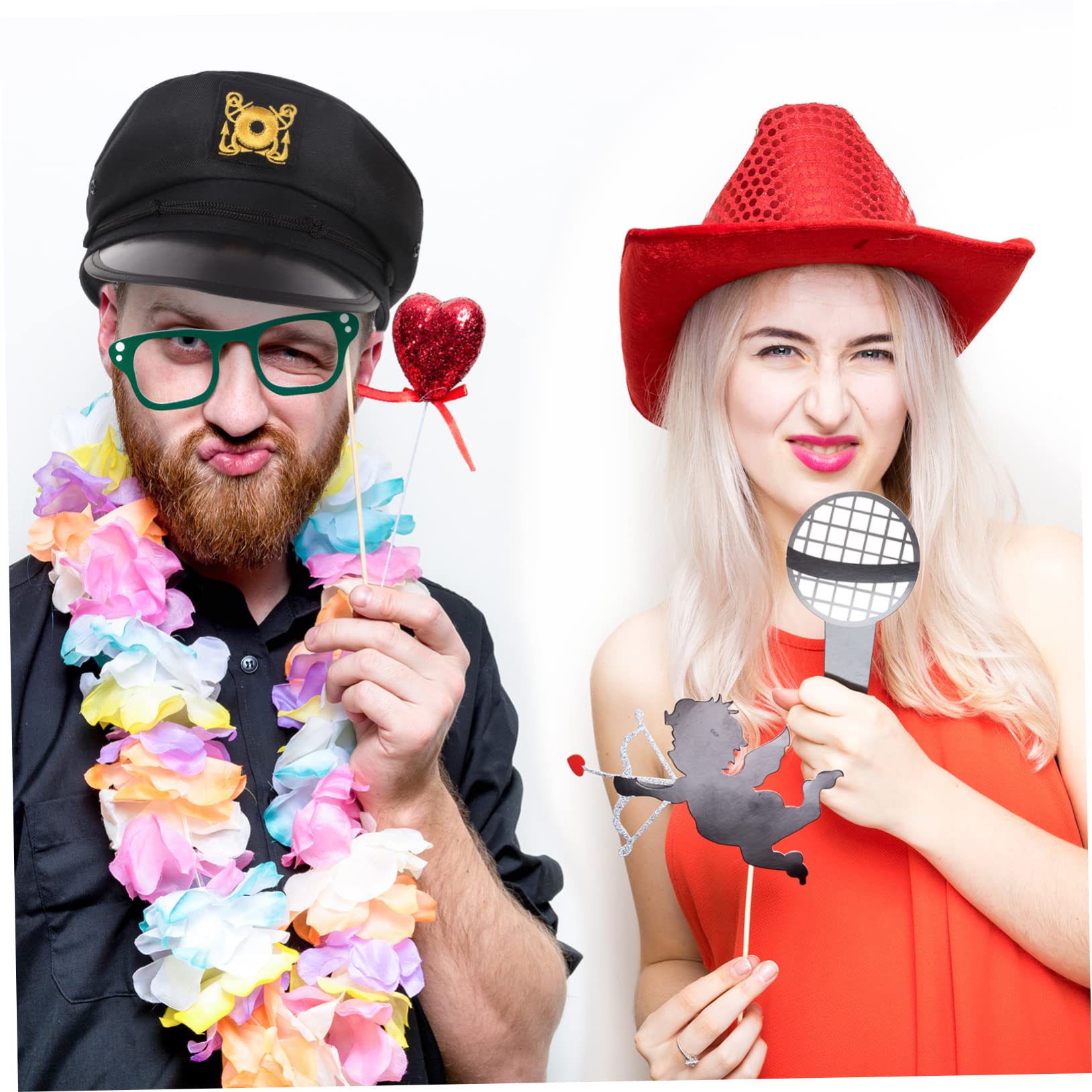 GALPADA 5piezas Sombrero De Protección UV para Mujer para Fiestas De Disfraces Nautical y Eventos Al Aire