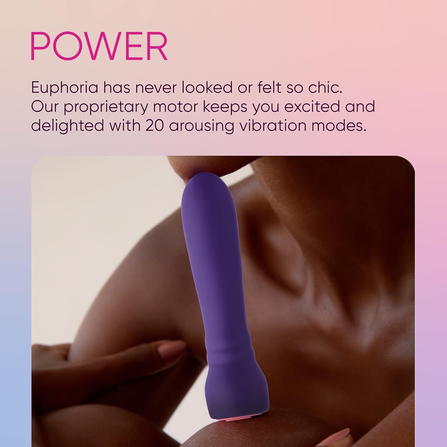 Femme Funn Booster Discreet Bullet Vibrator - Waterproof Magnetic Rechargeable 20 Powerful Modes USB & Whisper Quiet Personal Bullet Massager Vibrators for Women