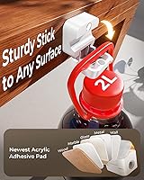 Vista 7 de 10Pack 2026 Upgraded Cord Organizer Magnetic Cable Clips [1s Lock] MRGLAS Cable Holder Office Desk Accessories with 4 Extra Strong Adhesive Pads