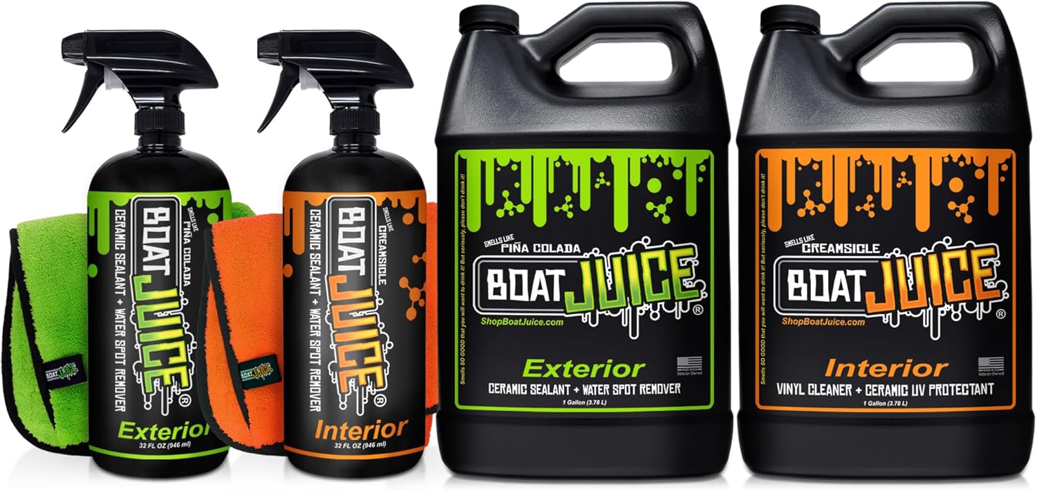 Boat Juice Boat Cleaning Kit Bundle Exterior Boat Cleaner