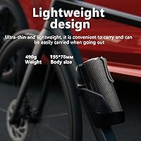 Vista 5 de COOPERS Altavoz Bluetooth portátil, altavoz Bluetooth inalámbrico, altavoces impermeables IPX5 con luces RGB, graves profundos de sonido estéreo