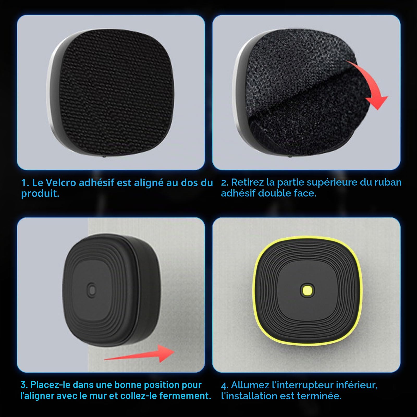 Kit d'entraînement de Réaction et d'Agilité avec Lumières Sports, Lumières d'entraînement de Réaction avec Contrôleur Tactile, 8 Lampes 10 Modes, Améliore la Vitesse, l'Agilité Réflexes