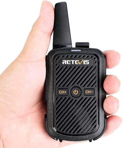 Miniatura 2 de Retevis Walkie Talkies RT15 de largo alcance, mini walkie talkie de carga rápida, USB de carga rápida, radios recargables de 2 vías para adultos,