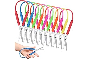 10 Packs Adaptive Scissors for Special Needs