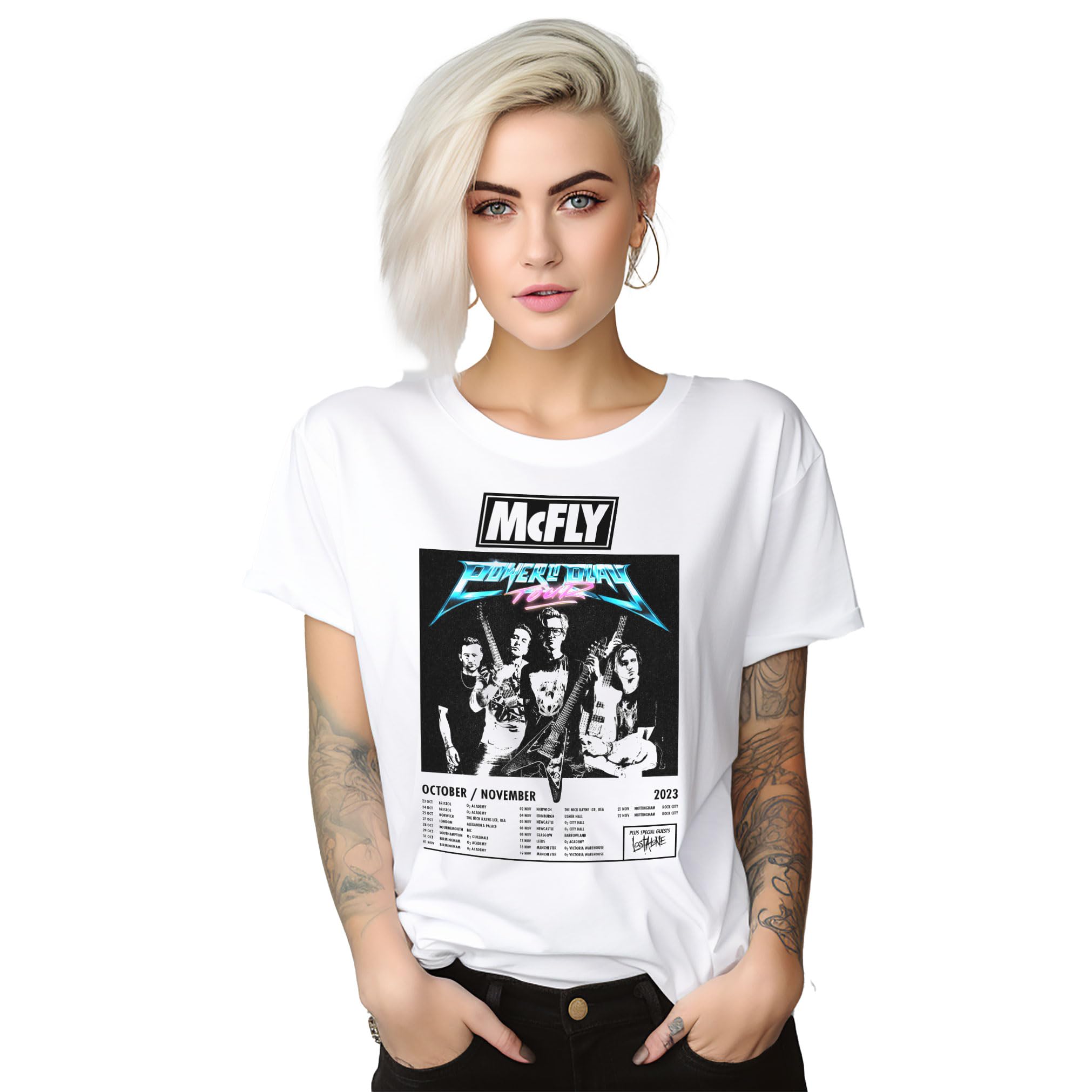 PopsiclecoMcFly Tour 2023 T-Shirt Pop Band Retro Music Concert Shirt Tour Dates Adults & Kids Tee Shirt