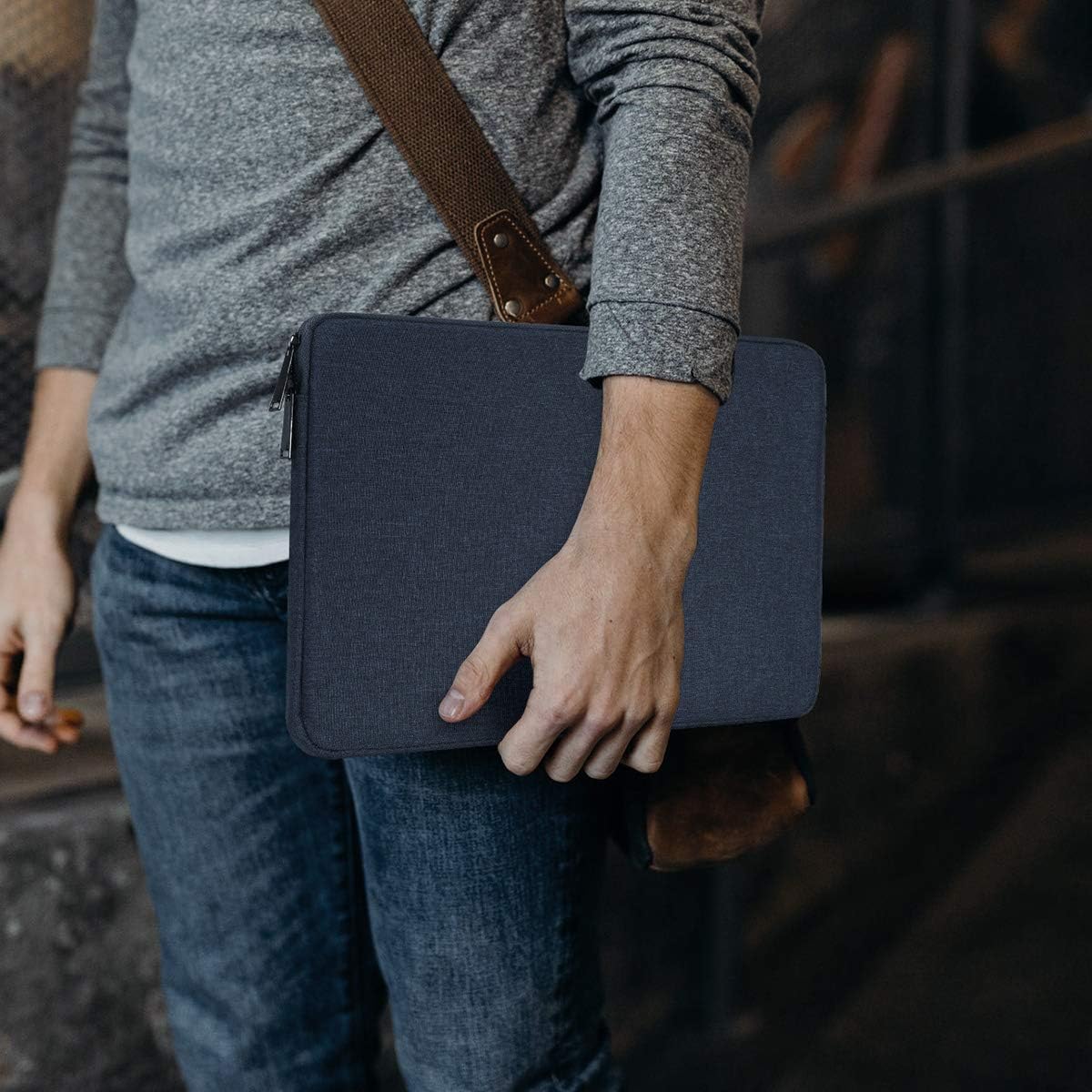 14 Inch Laptop Case Sleeve Bag for Acer Chromebook 14/ Aspire, Lenovo Chromebook/ideaPad Slim 3/ ThinkPad, ASUS Chromebook VivoBook 14, Blue 14 Inch Blue image 7 of 7 B07XRDXG2N