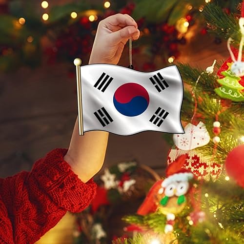 Vista 44 de Adorno acrílico de Navidad de Filipinas, decoración de árbol de Navidad, adorno de Navidad nacional para niños, bandera de Filipinas, banderas