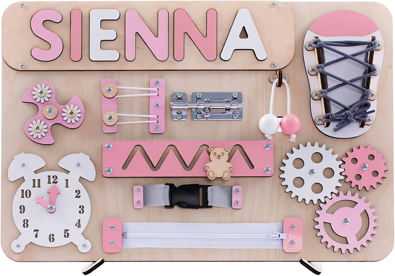Customized Name Puzzle for Toddlers (Fixed I J Letters) – Delivered After Christmas, Personalized Toddlers Board, Educational Games Board for Kid 1–5 Years Old