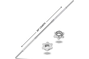 TELK Adjustable 60" Barbell and Collars : Buff Up and Sculpt