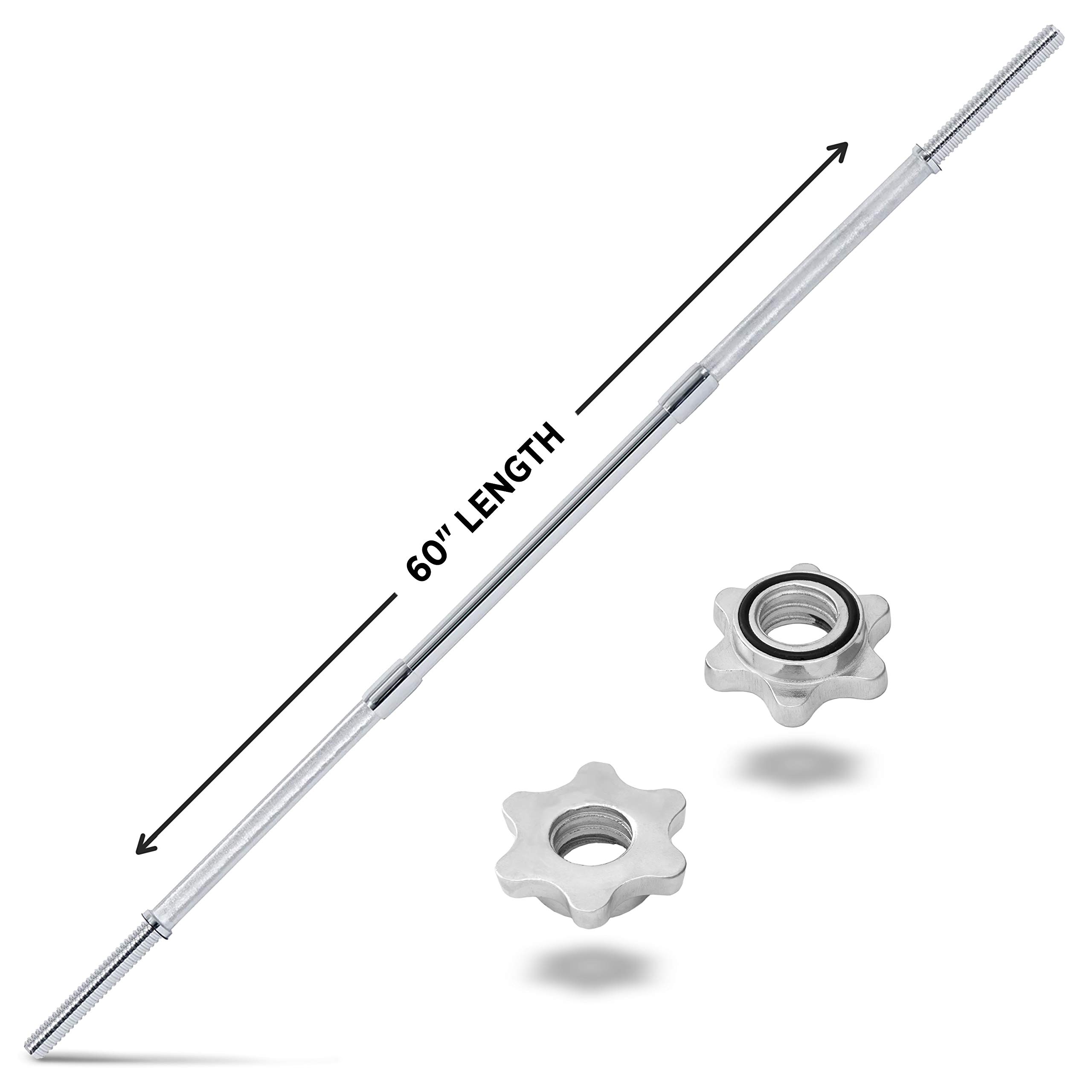 TELK Adjustable 60" Barbell and Collars