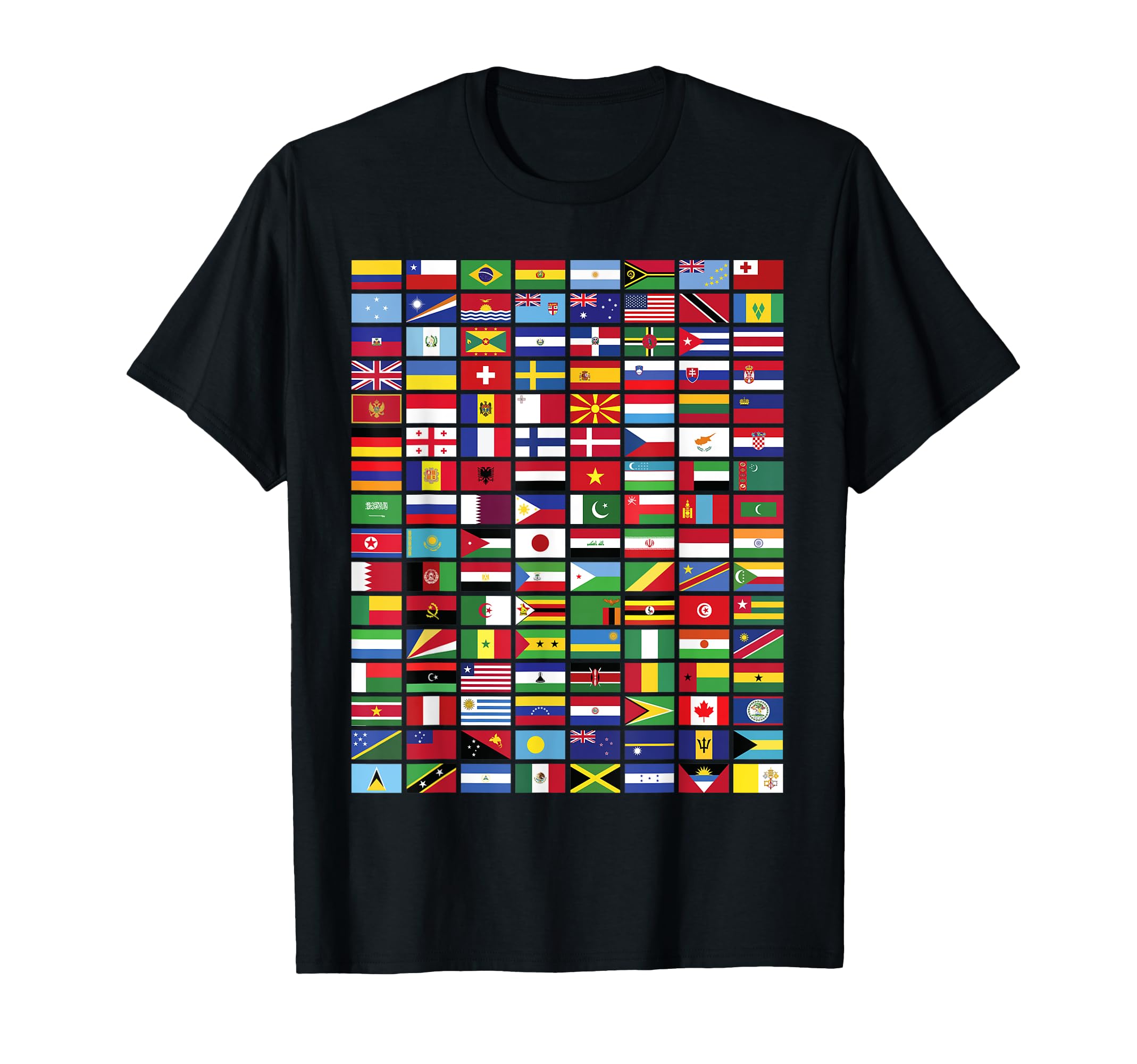 Flags - Over 100 Countries World Geography Vexillology Gifts T-Shirt