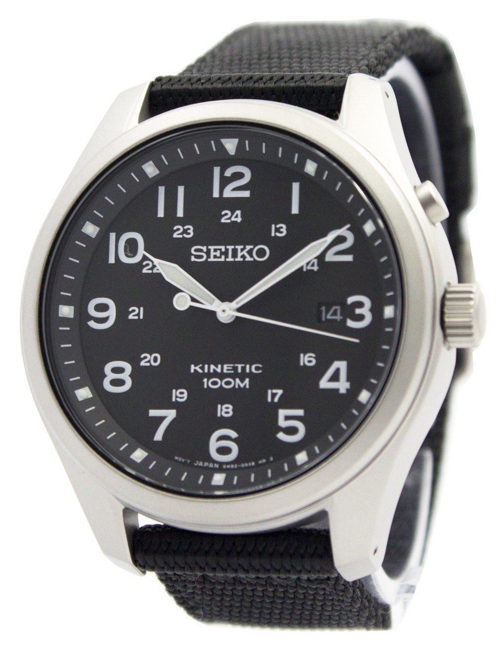 SEIKO キネティック SKU425P2 ブラック クオーツ 自動発電 SEIKO