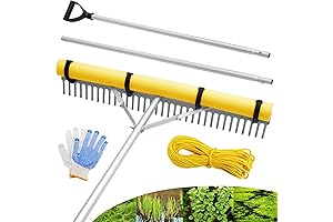 Floating Lake Rake with Extension for Long-Range Pond Cleaning