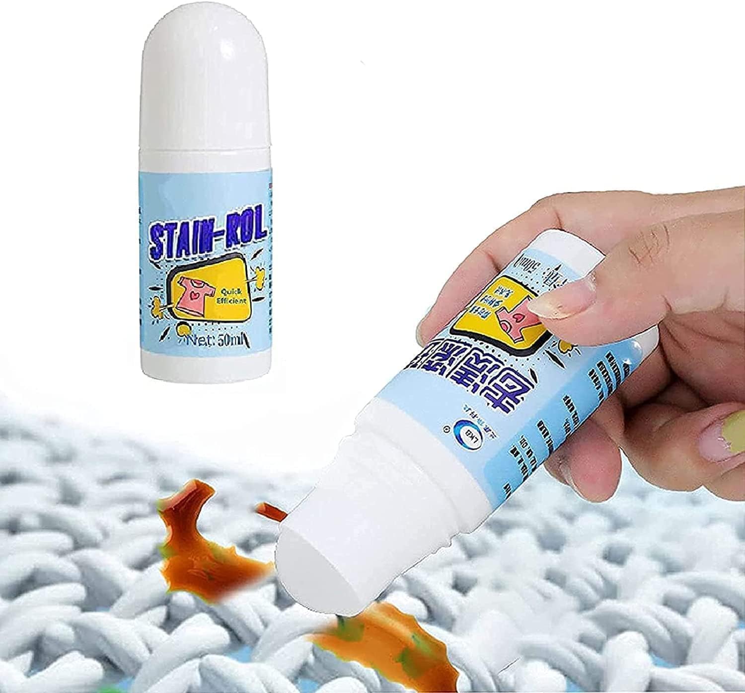 Stain-Rol Portable Roll-On Stain Remover Detergent, No Wash Required, 50 ml-image-40