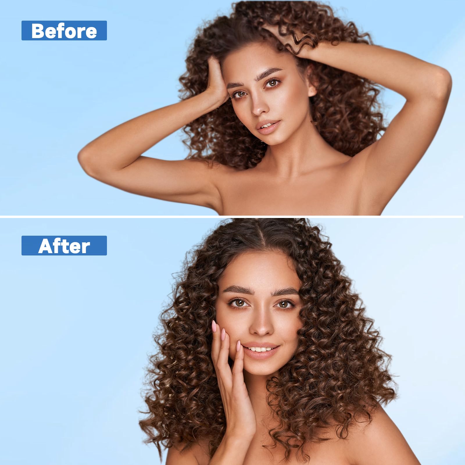 Difusor de secador de pelo para cabello rizado y cabello ondulado natural, accesorio difusor para secador de pelo, difusor magnético de 360° para secador de pelo  (gris) 4