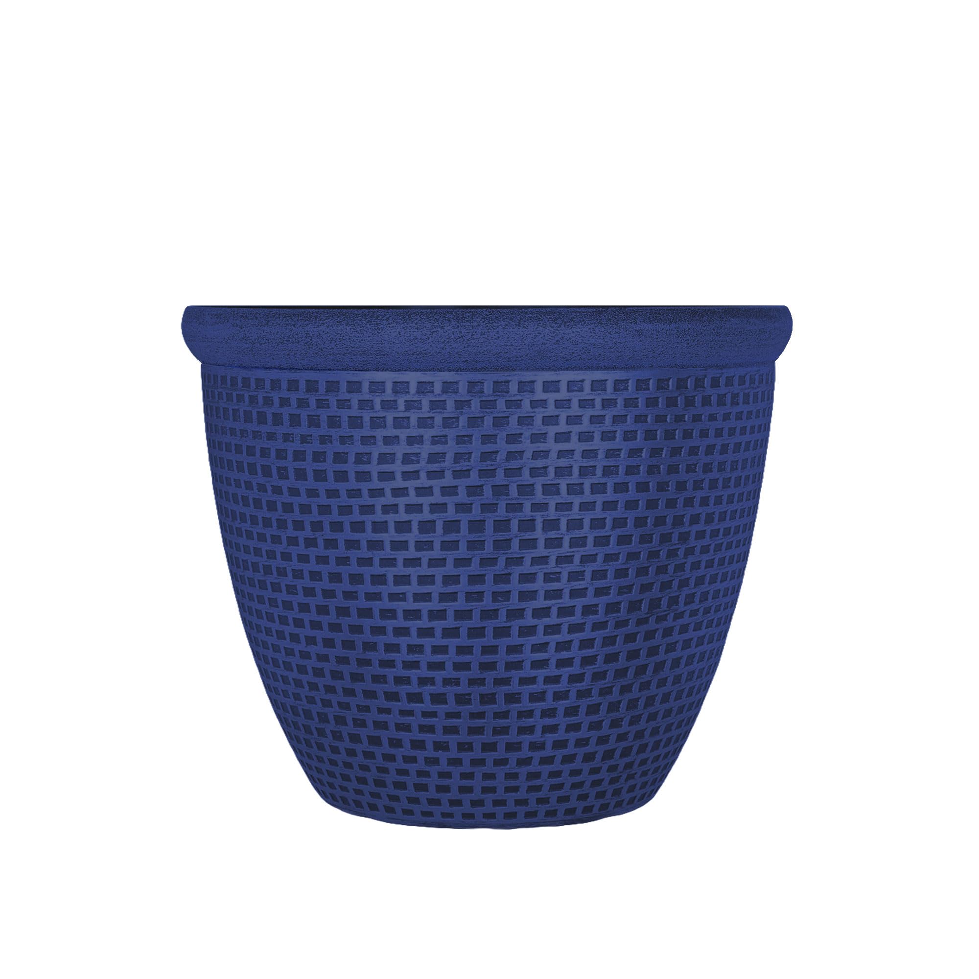 SG Traders Cromarty Plant Pots Plastic Round Flower Pots Planter Garden Decoration 25cm Plant Pot Outdoor Flower Pot Outside Garden Planters With Drainage Holes (Pack of 1)