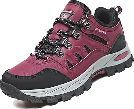 Zapatillas de Senderismo Hombres Mujeres Impermeable Bajo Zapatillas de Camping Zapatillas de Deporte Respirable Zapatillas de Trekking Unisex0