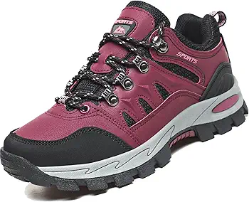 Zapatillas de Senderismo Hombres Mujeres Impermeable Bajo Zapatillas de Camping Zapatillas de Deporte Respirable Zapatillas de Trekking Unisex