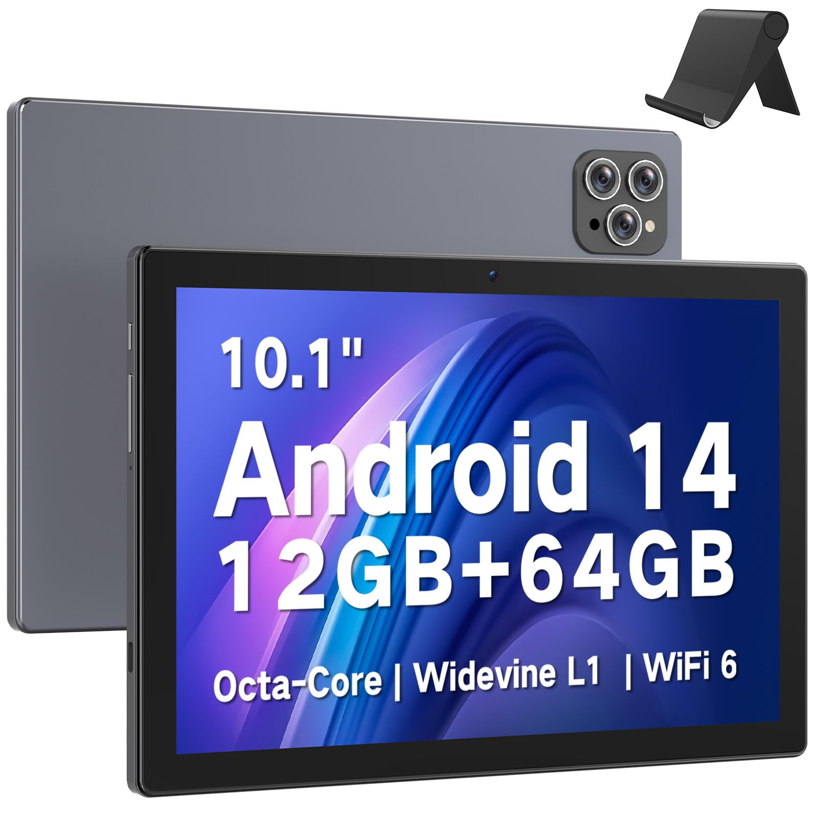 Amazon.com : FIEKVE 10.1 Inch Android 14 Tablet for Adults, Octa