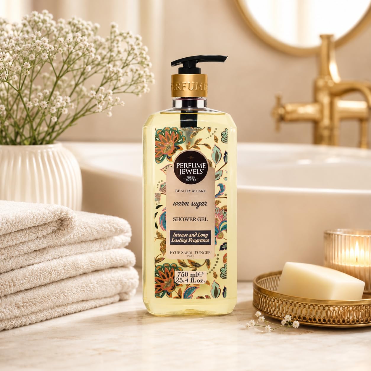 Eyüp Sabri Tuncer Pj Duş Jeli Warm Sugar 750 Ml Pet Şişe