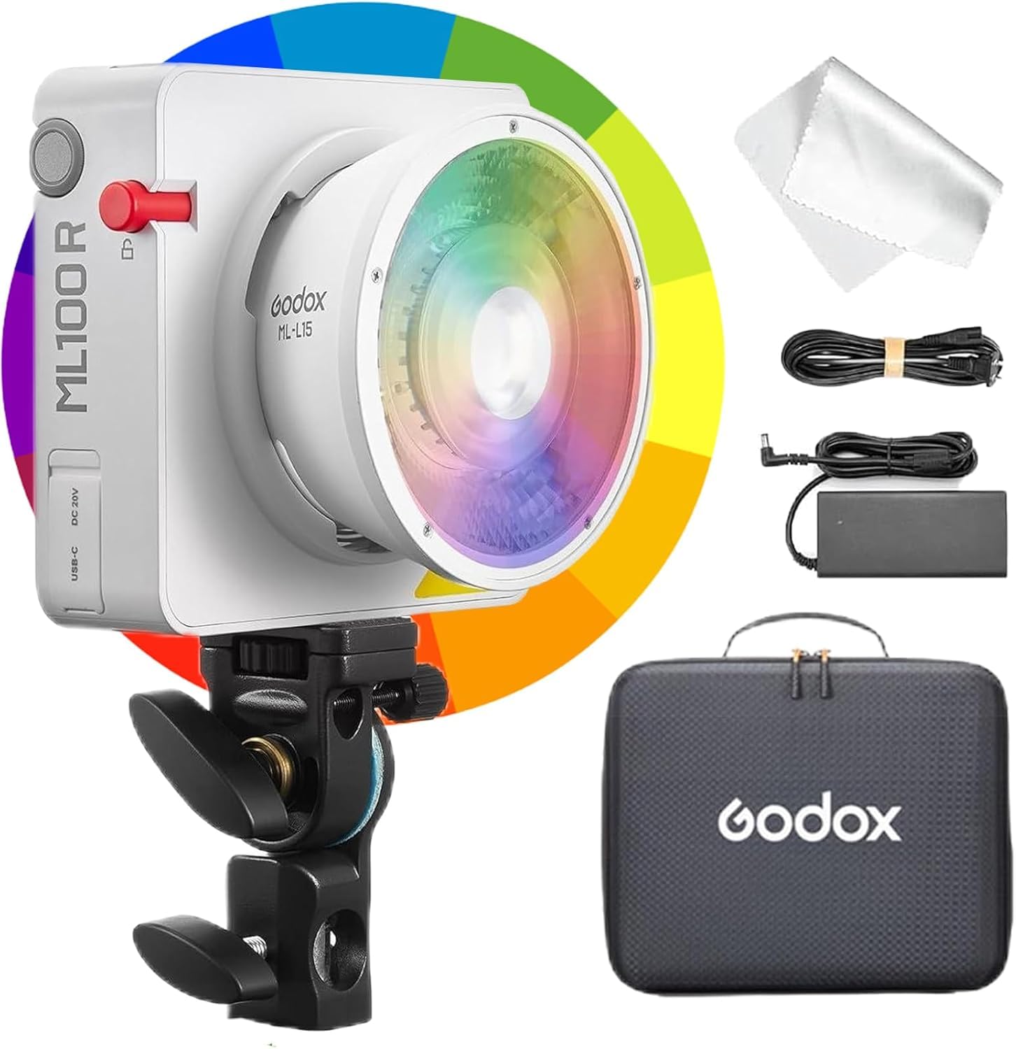 その他 GODOX ML100R Amazon.com: Godox ML100R 110W RGB LED Video Light, White | 1800