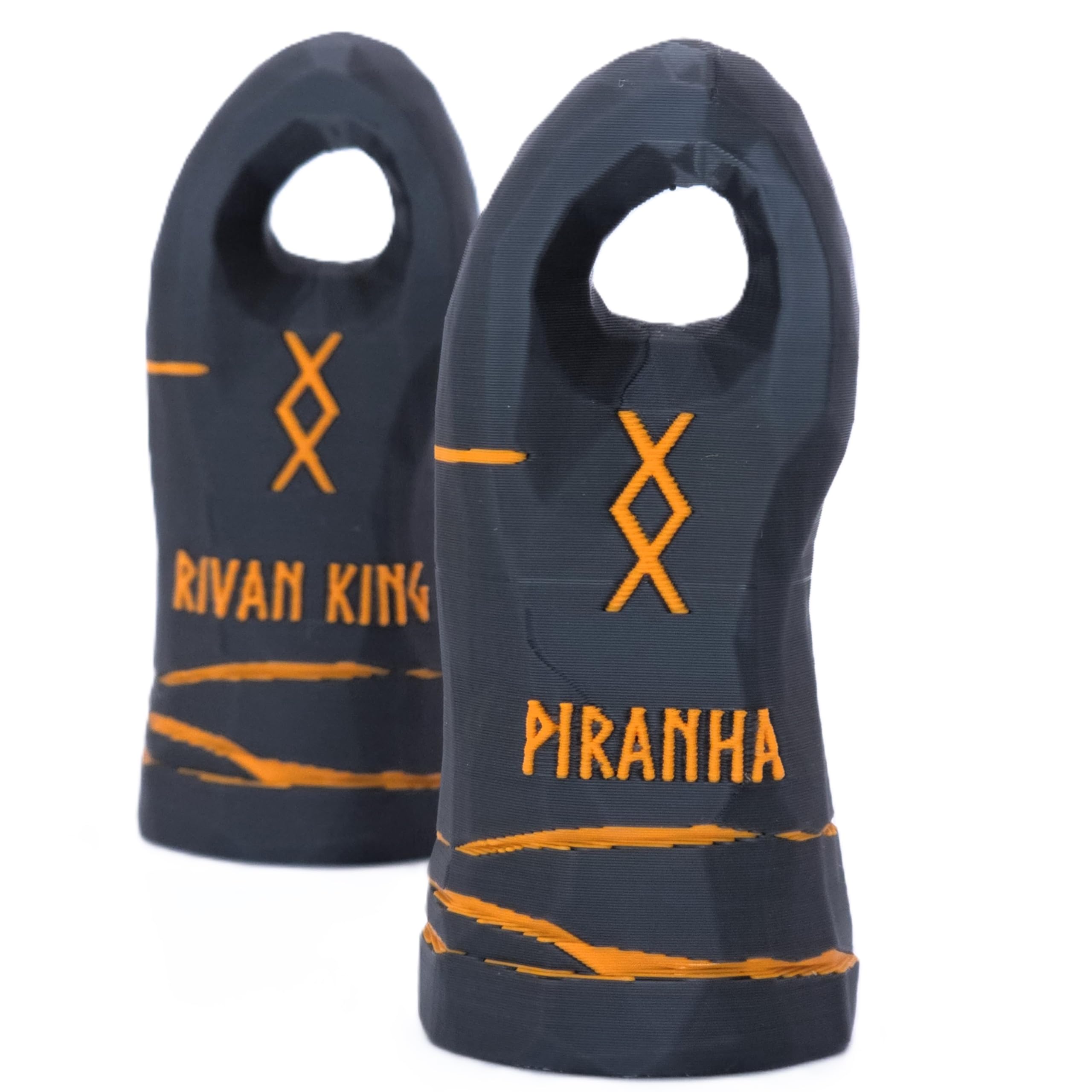 Custom 3D-Printed Valheim Tombstone – Personalized Viking Engraved Memorial with Iconic Font and Authentic Norse Design | Small & Large Sizes Available (Small (7.5cm))