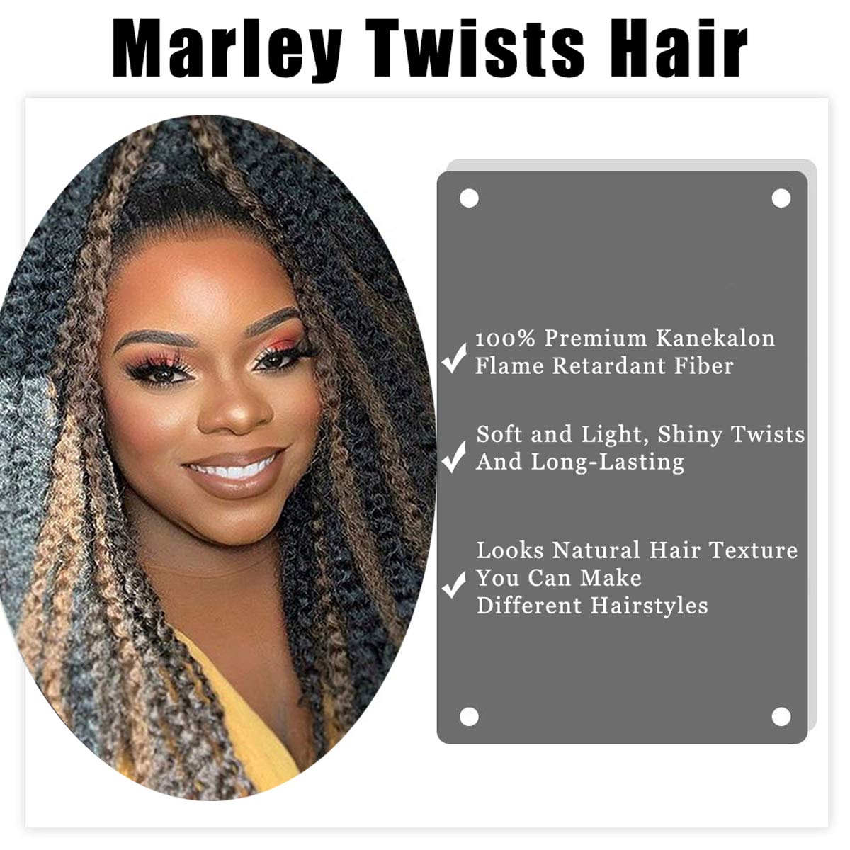Amazon.com : Marley Hair Twist Braiding Hair 18 Inch 1 Pack Long