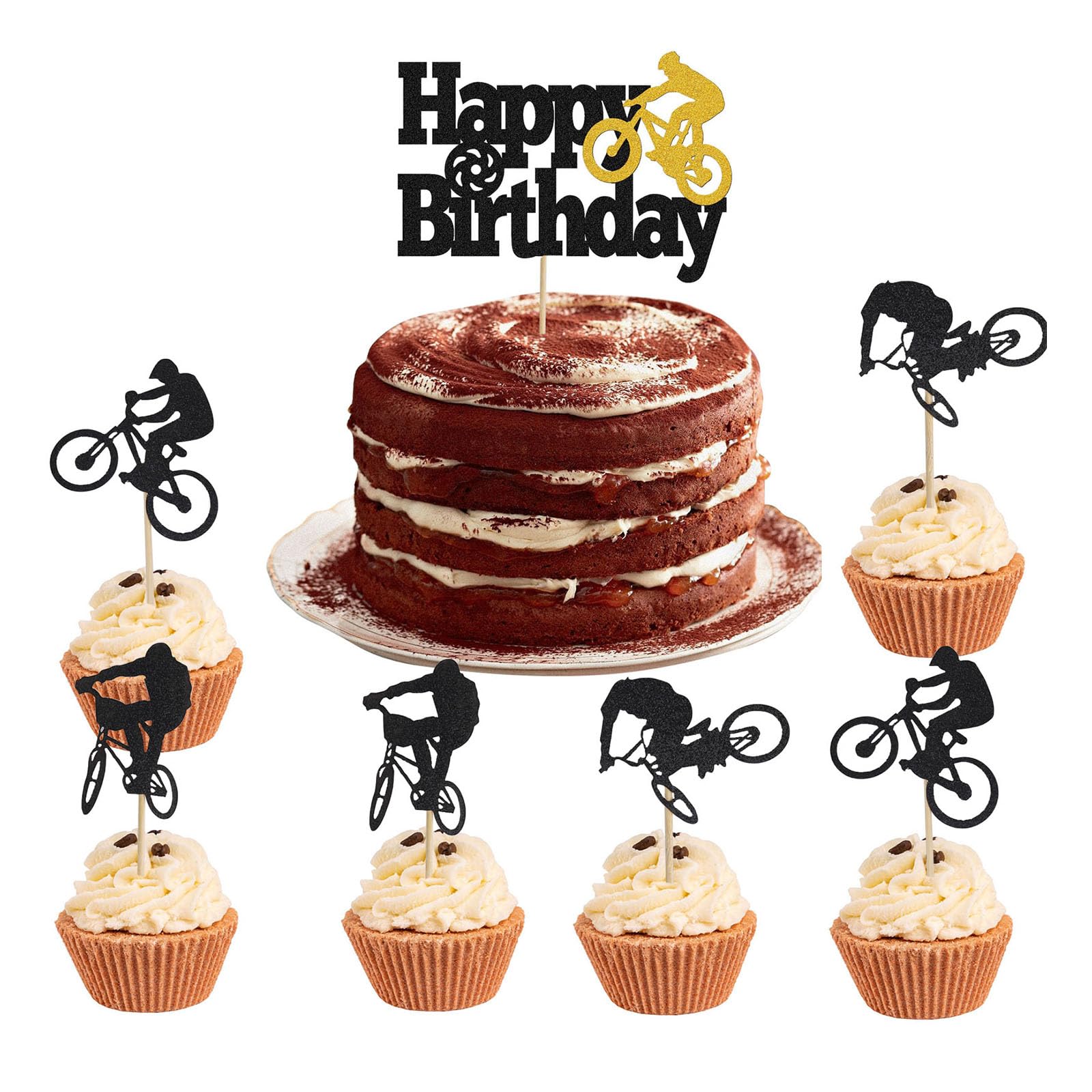Kuh-Kuchen-Deko Für Geburtstag – 13-teiliges Set Mit Niedlichen Kühen & Kugeln – Perfekt Für Kindergeburtstag Oder Babyshower – Einfach Zu Dekorieren