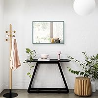 Vista 6 de AAZZKANG Espejo de Pared Rectangular con Marco de Metal Montado en la Pared Espejo Decorativo Moderno para Dormitorio Baño Tocador Espejos Vertical