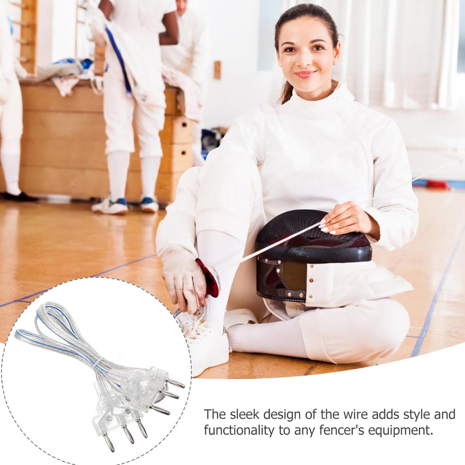 Cordon de Corps de clôture, Fil de Main, Accessoires Flexibles pour fleuret et épée